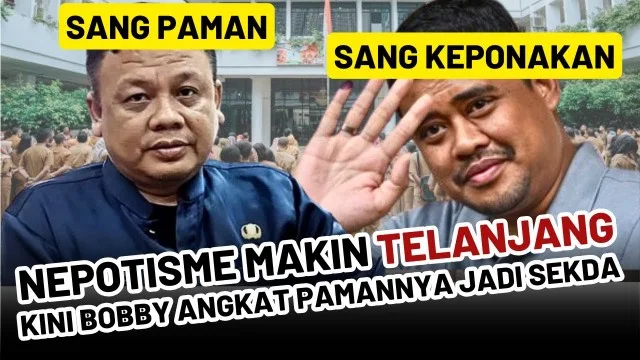 Bobby Nasution Tunjuk Pamannya Jadi Plh Sekda, Amnesty Internasional: Kita Memasuki Era Normal Baru Nepotisme!