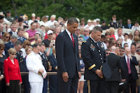 Barack Obama au cimetière de Arlington