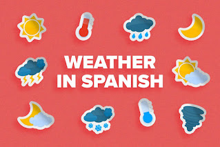 weather conditions and related vocabulary in Spanish