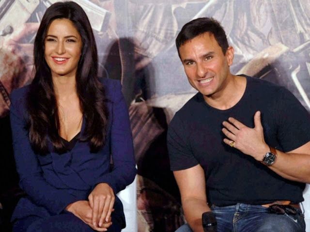 Katrina Kaif & Saif Ali Khan Couple Wallpaper Download