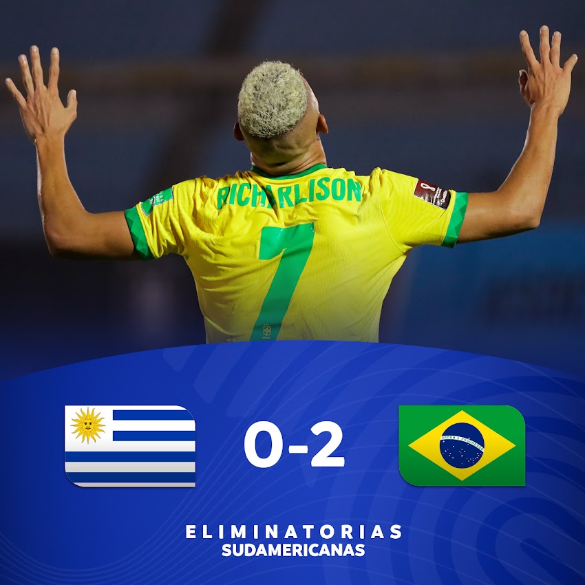 Brasil ganó a Uruguay en Montevideo