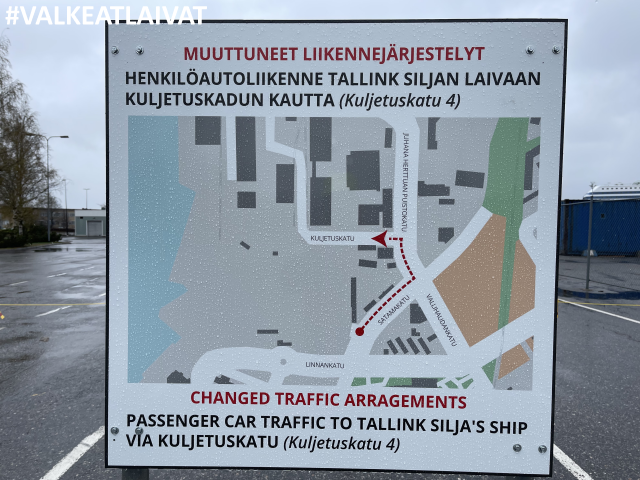 Silja Line Autolähtöselvitys Turku