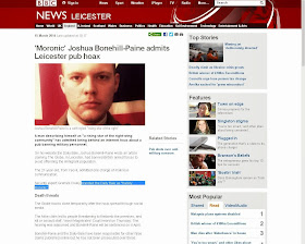 Joshua Bonehill - Moronic hoaxer