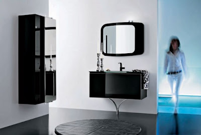 Black Glass Modern Bathroom Furniture Design Ideas From Onyx 4