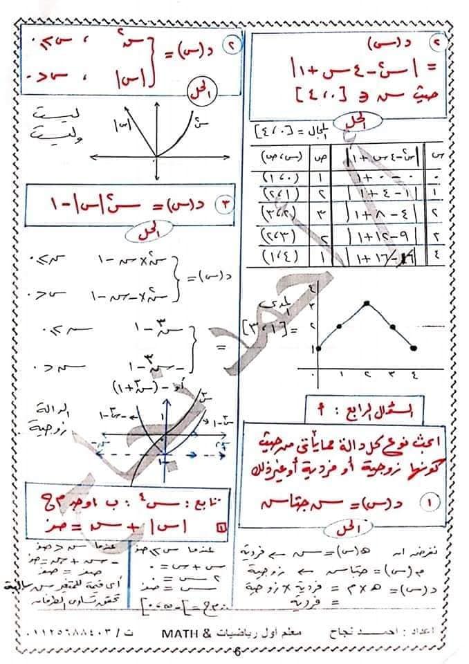 حل اختبارات الكتاب المدرسى ( ٢ ث ع) الترم الاول | الأستاذ احمد نجاح