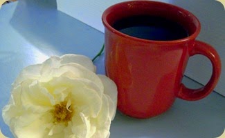 coffee and a flower
