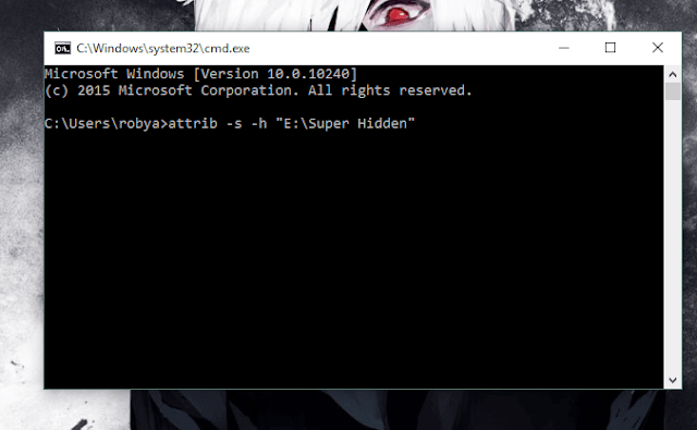 Cara Membuat Folder dan File Super Hidden di Windows