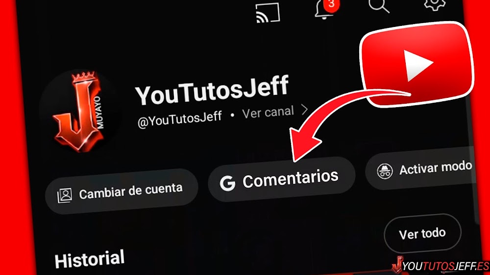 Como VER MIS COMENTARIOS en Youtube 2024 🔴