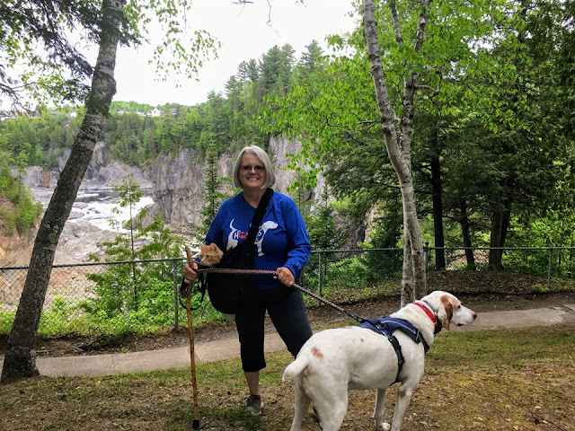 Grand Falls, New Brunswick, tiny trailer camping