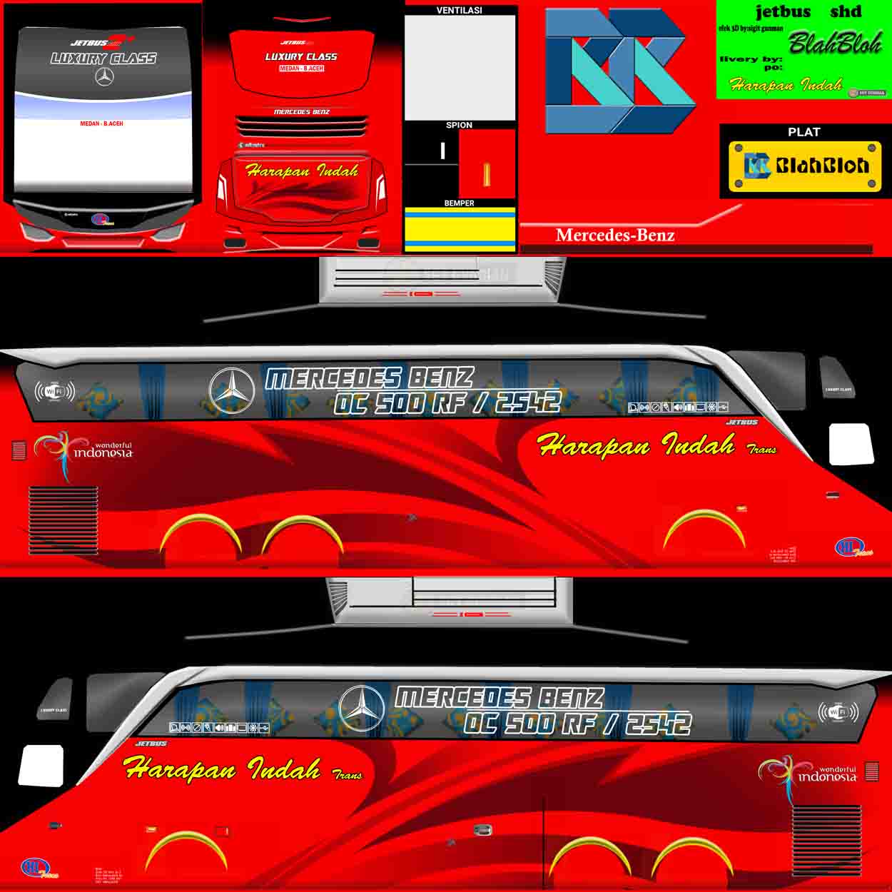 livery bus tronton jernih