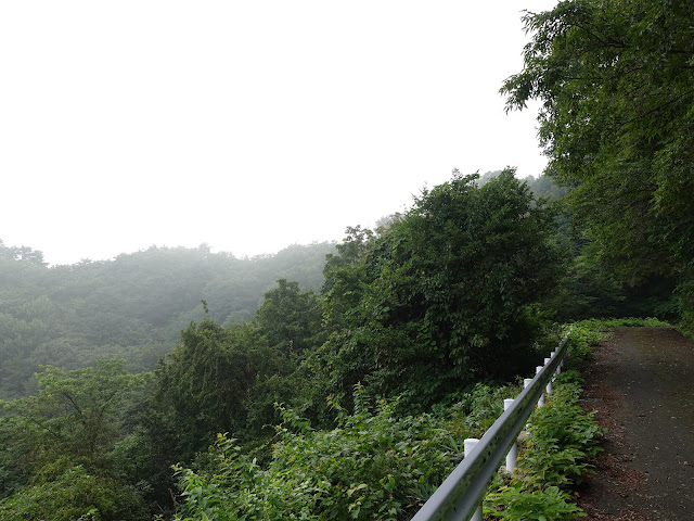 香取の大休峠に向かう山道