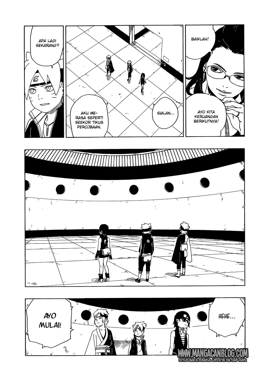 Boruto Chapter 18 Bahasa Indonesia  Tangan-Spoiler Boruto 19-Mangajo 20