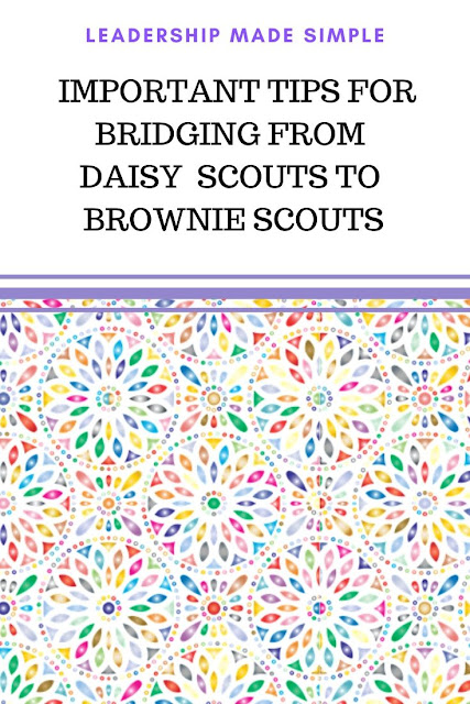 Useful bridging ceremony tips for Daisy leaders to help them plan their troop's ceremony.