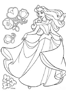 Disney Princess Belle Coloring Pages