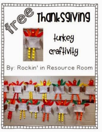 http://www.teacherspayteachers.com/Product/FREE-Thanksgiving-Turkey-Writing-Craftivity-1570148