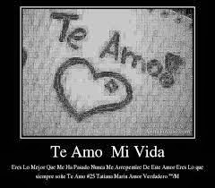 imagenes de Te amo con frases lindas de amor