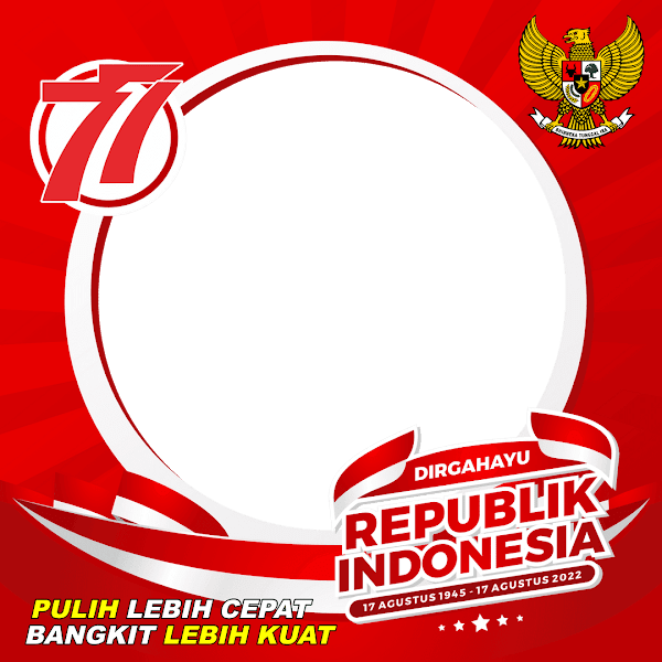 Link Twibbonize Hari Kemerdekaan Republik Indonesia 17 Agustus 2022 HUT RI ke-77 id: twibbonhutrike77keren3