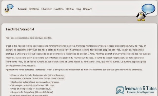 Fax4free: un logiciel gratuit pour envoyer des fax (pour les freenautes)