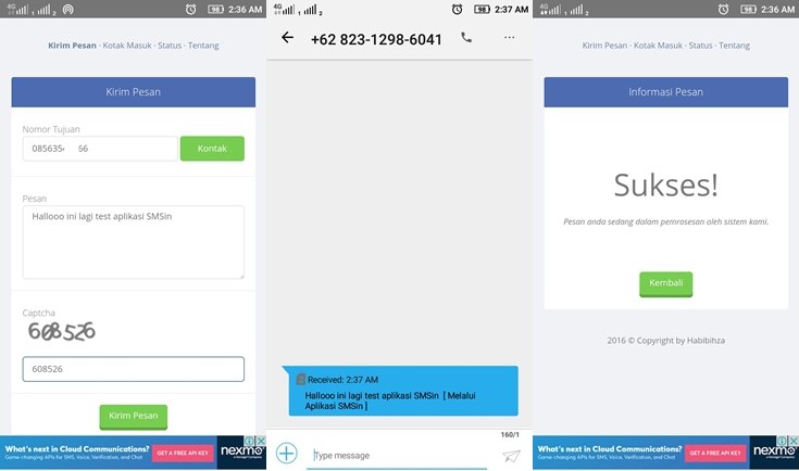 Cara Kirim SMS Gratis ke Semua Operator GSM