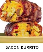 MAKE BACON WEAVE BREAKFAST BURRITO