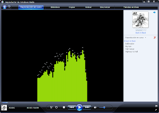 Captura de pantalla de Windows Media Player