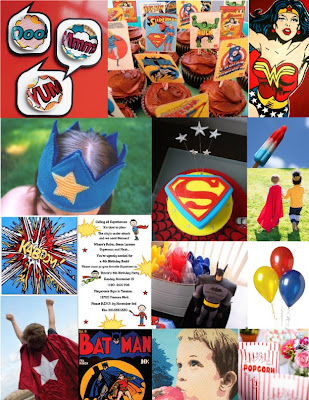 Kids Birthday Party Invitation Wording on Cake    Events   Design  Party Inspiration  Pop Art   Superheroes
