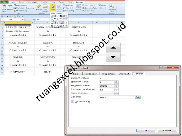 APLIKASI EXCEL CETAK LABEL UNDANGAN PERNIKAHAN DAN KHITANAN