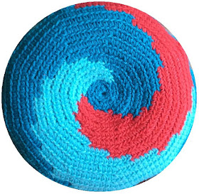 3-color spiral pattern for bag bottom