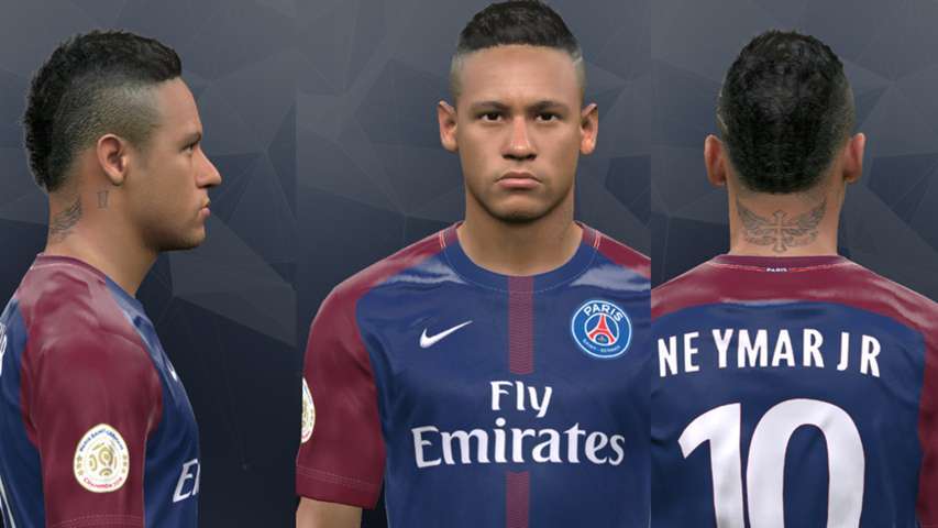 NEYMAR JR Face (PSG) - PES 2017 - PATCH PES | New Patch ...