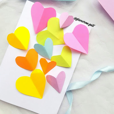 How To Make A Cute Valentines Day Heart Card - DIY 