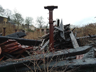 <img src="img_Bailey Mills, New Delph, Manchester Urbex.jpg" alt="Image of old iron support">