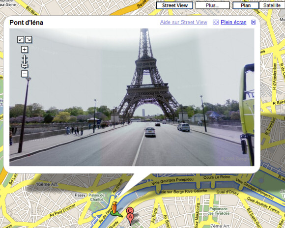 city street view. Starting in the French city