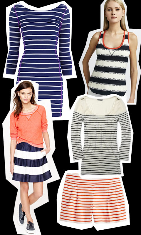 Katie Holmes Get the Look stripes