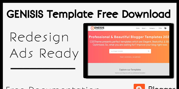 Blogger Theme Download Website Template For Free Redesign