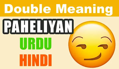 50 Double meaning (gandi) puzzle Questions in Urdu / Hindi