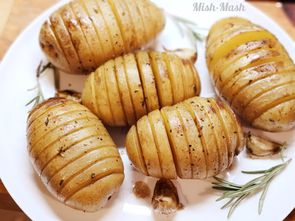 Чеснови картофи с розмарин