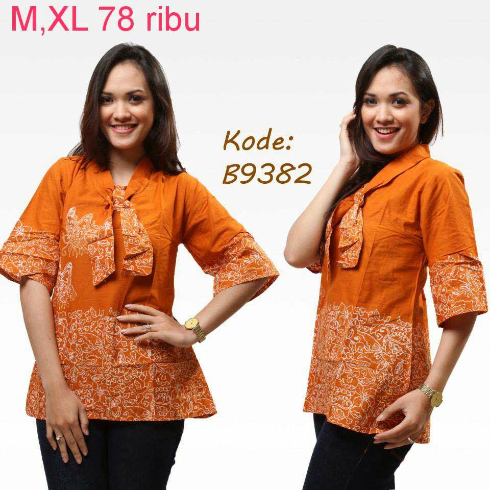  Model  Baju  Batik Buat Guru  Model  Baju  Batik