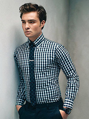 Did you see Chuck Bass modeling the new fashion trends on MSN this morning