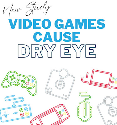 Video Games Cause Dry Eye