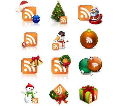 Real Christmas RSS icons