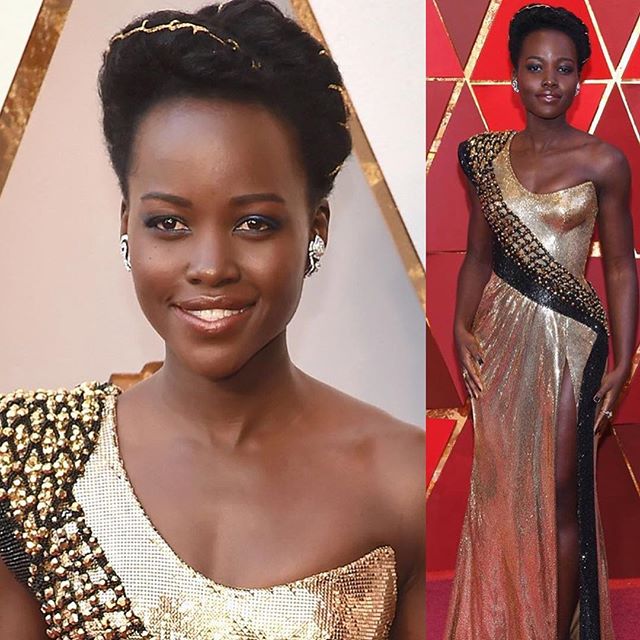 Lupita Nyong'o- alfombra roja Oscar 2018