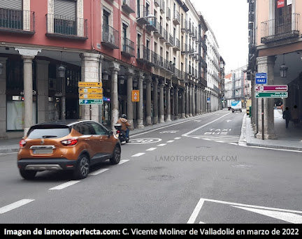 Calle Vicente Moliner después Valladolid