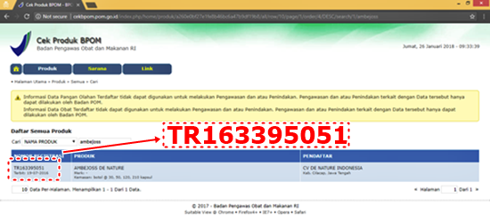 cek registrasi bpom ambejoss de nature