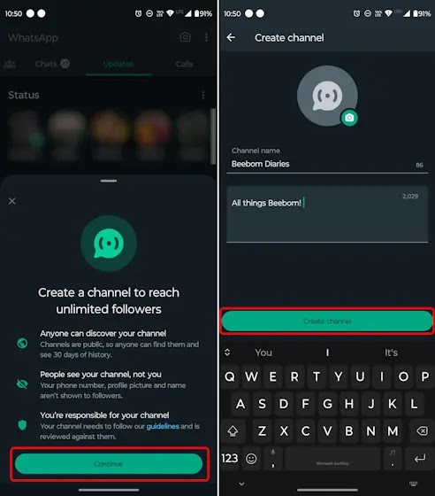 WhatsApp Channels Creation 2 2