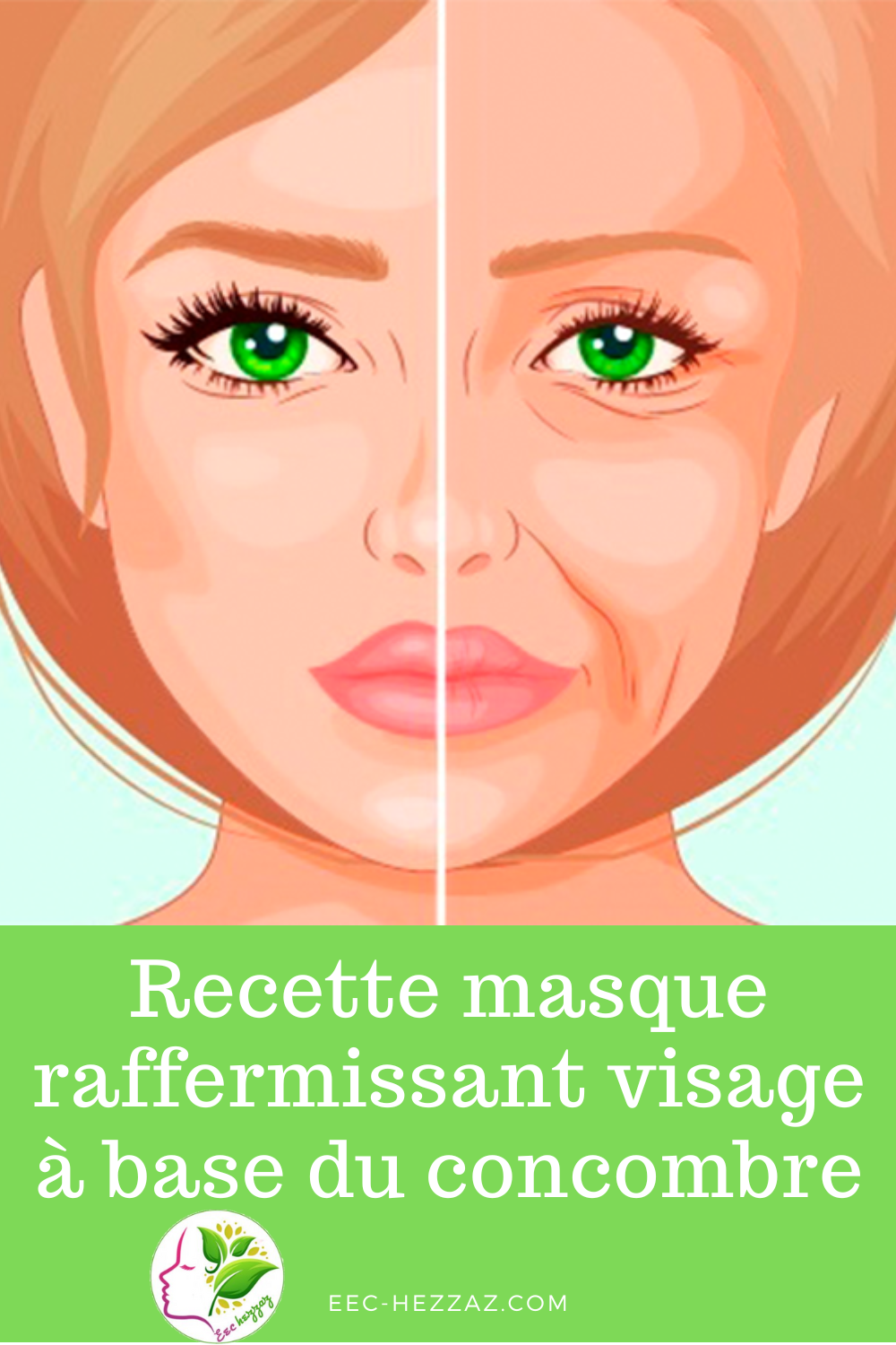 Recette masque raffermissant visage à base du concombre