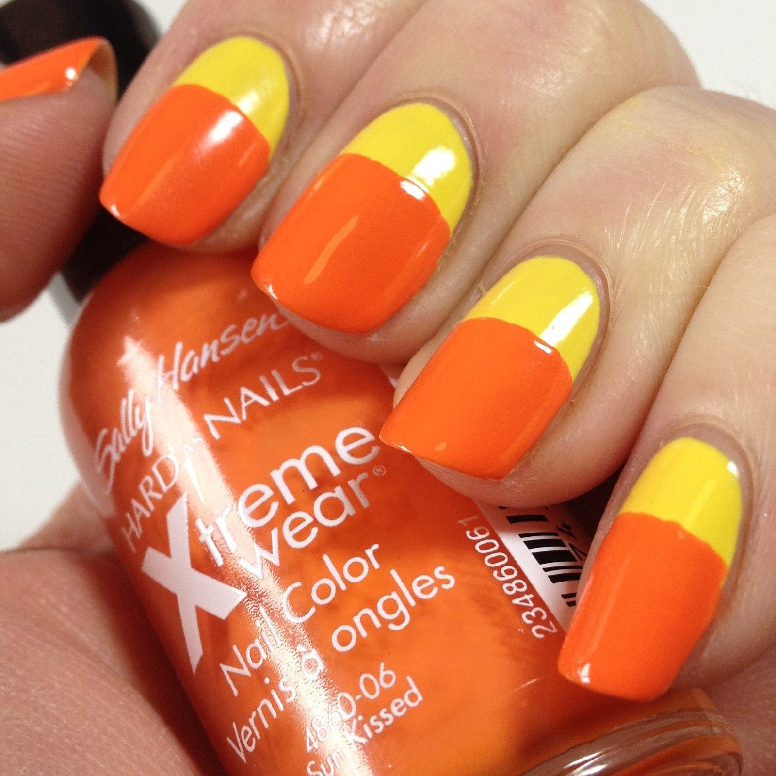 nail art nail paint nail color orange yellow nail art nail paint nail ...