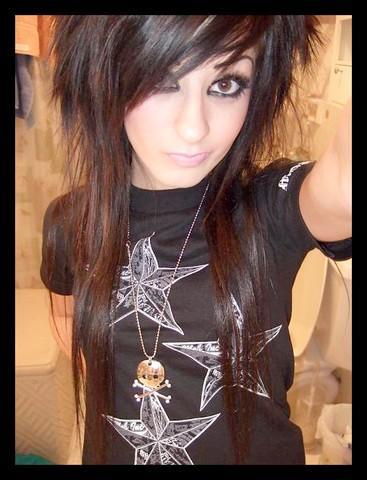 Brown Emo Hairstyles. Short Brown Hair Emo. scene