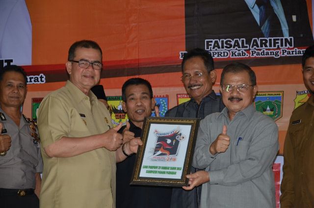 Wagub Nasrul Abit Launcing Maskot dan Logo Porprov XV Sumbar 