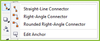 Connector Tool Flyout CorelDRAW X7