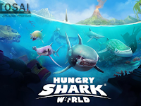Game Hungry Shark World Mod Apk Megamod Gratis Terbaru